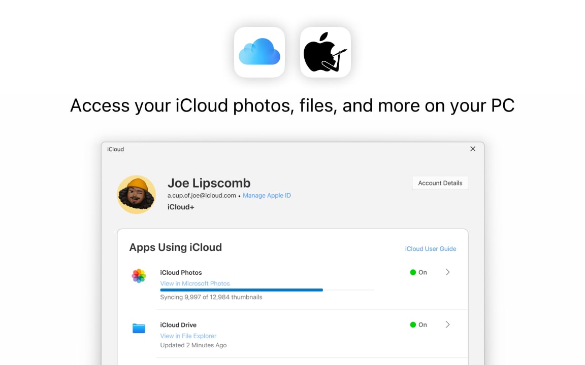 How to Setup and use iCloud+ on Windows?